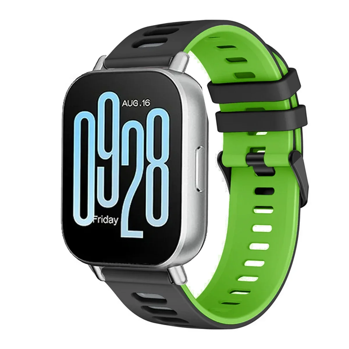 Silicone Sport Wristband - 22mm Strap Accessory in Various Colors
