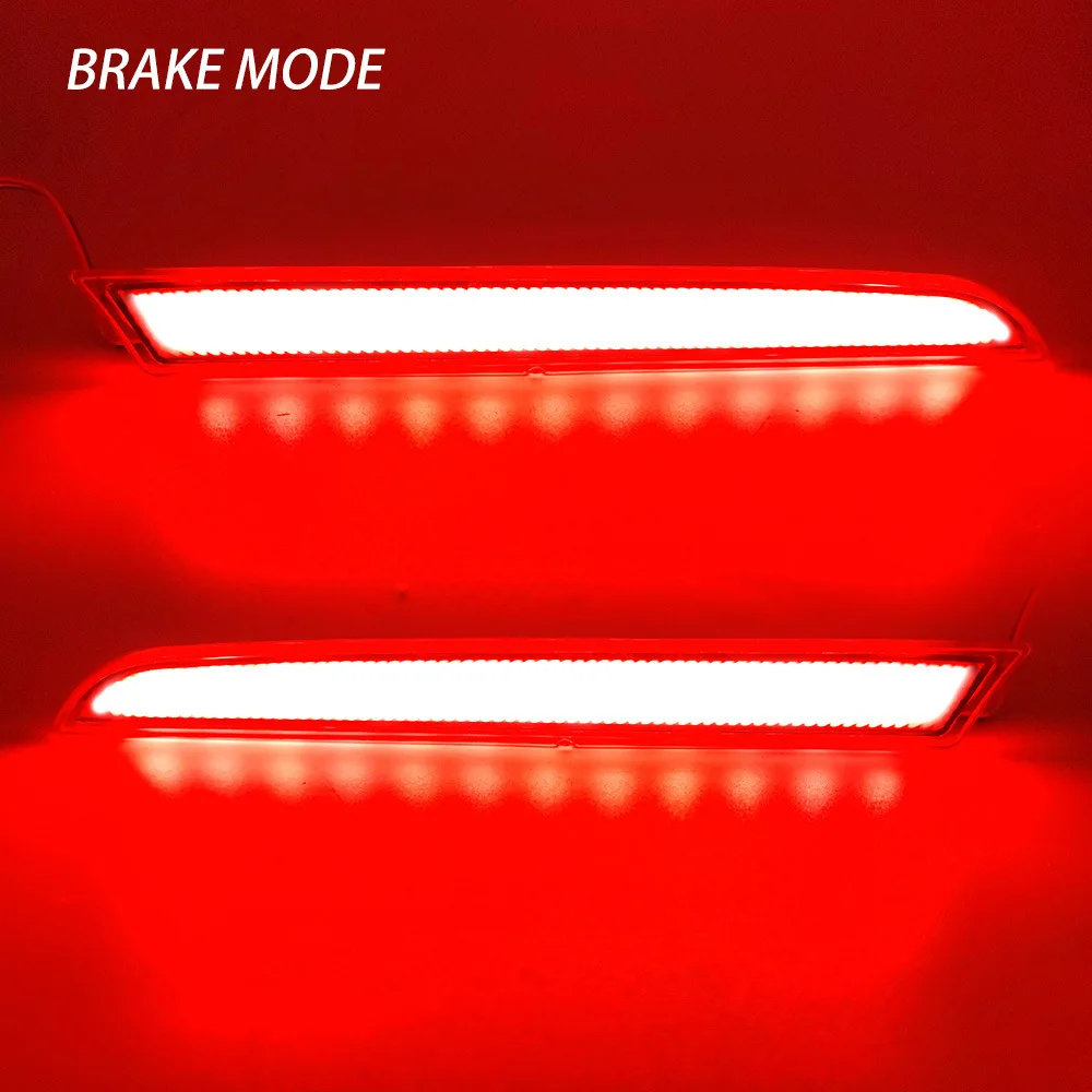For MALAYSIA PERODUA MYVI 1.3 AXIA Car Rear Bumper Light Reflector DRL Dynamic Turn Signal Driving Brake Light Rear Fog Lamp detail image 2