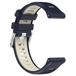 Versatile Silicone Watch Band - Adjustable 18mm, 20mm, 22mm Strap, Comfortable and Durable for Everyday Wear (3 Midnight Blue Star)