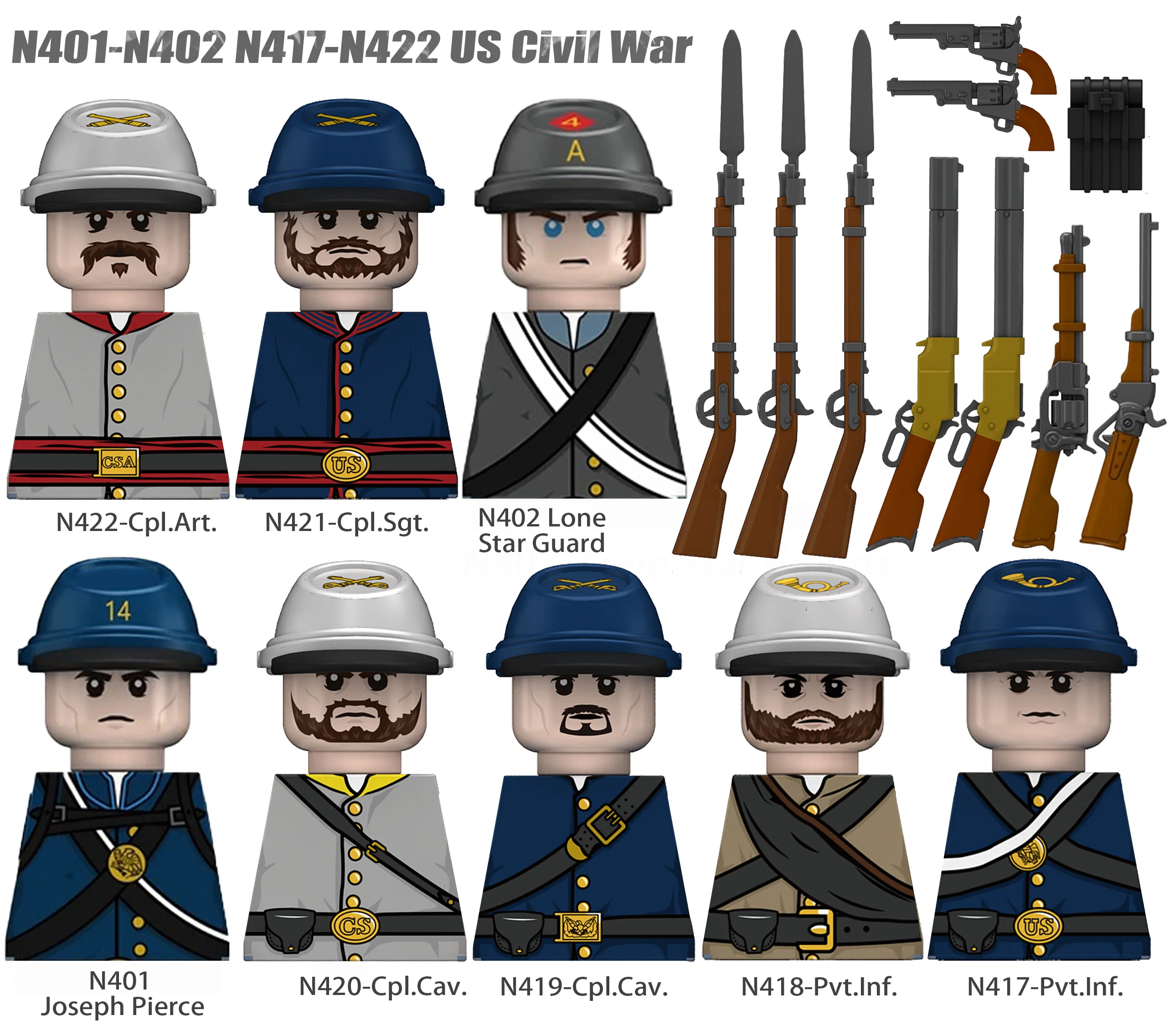 WW2 Winter Soldiers Building Block Set - Military Figures & Weapons Collection