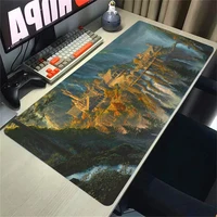 Grand tapis de Table pour ordinateur portable, 900x400, clavier l-lord les anneaux, jeu animé, XXL, doux, pour ordinateur portable et bureau 3