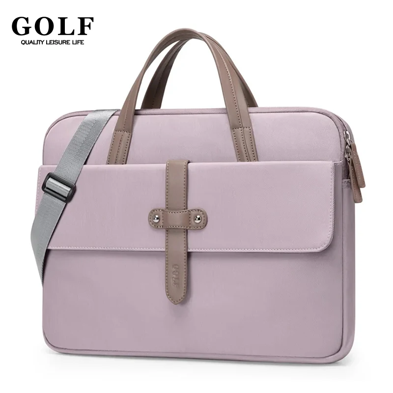 

GOLF Fashion Laptop Handbag Women Briefcases Bag for 13 14 15.6 Inch Laptop Cross Shoulder Messenger Bags Ladies Free Shipping