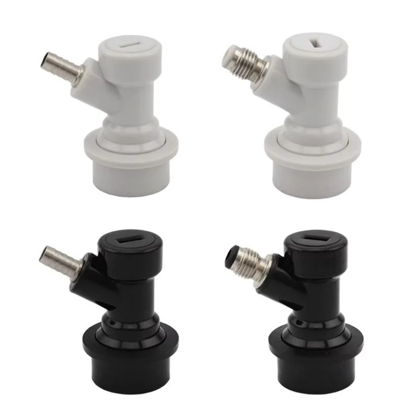 1 Pair Kegs Parts Ball Lock Fittings for Easy Beer Dispensing Beer Kegs Connectors