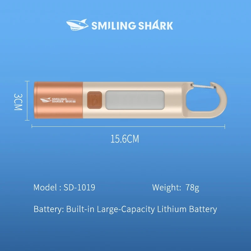 Smiling Shark SD-7009 Zaklamp 10000 Lumen - Oplaadbaar, Waterdicht, Zoombaar Met 3 Modi