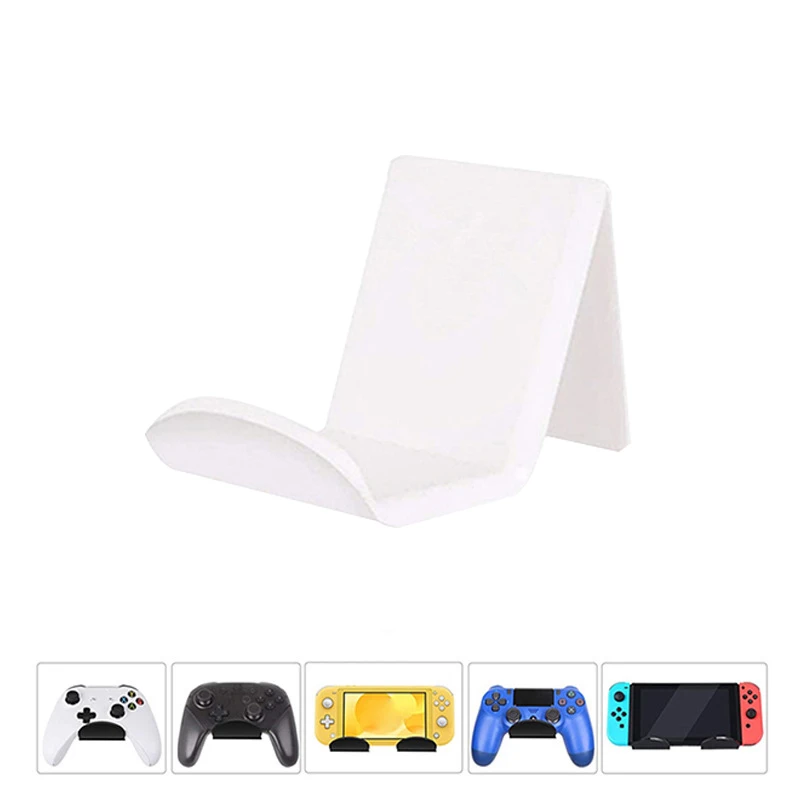 Game Controllers Bracket Acrylic Headset Hanger Wall Mount Bracket Self-Adhesive Hook For PS3 PS4 XBOX Switch Gamepads Headset mobile stand