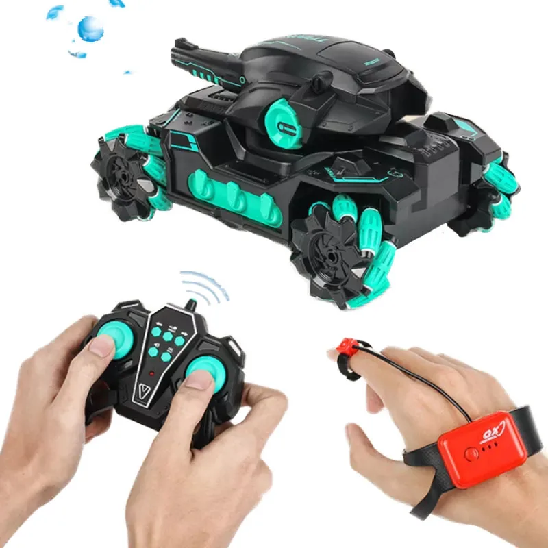 

2.4G Water Bomb RC Tank RC CAR Light Music Shoots Toys for Boys Tracked Vehicle Remote Control War Tanks Tanques De Radiocontrol