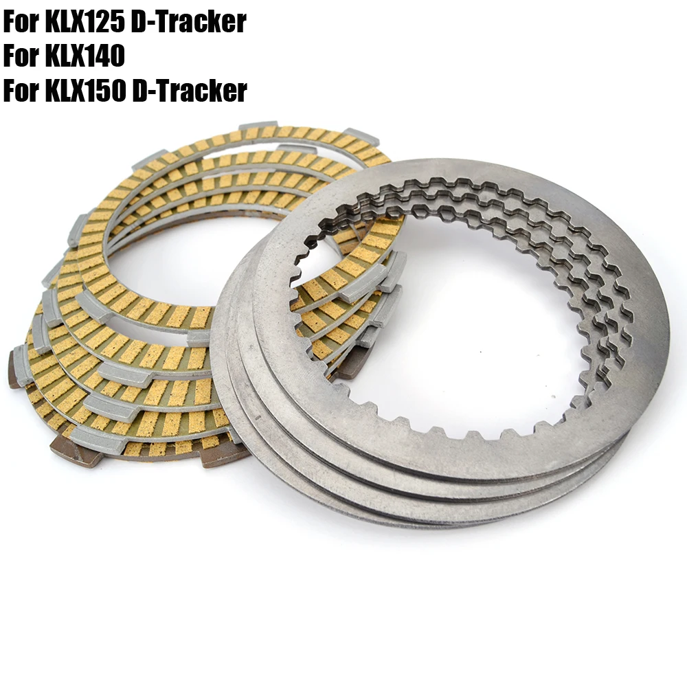 

For Kawasaki KLX140 KLX125 KLX150 D-Tracker Friction Clutch Disc Plate Kit