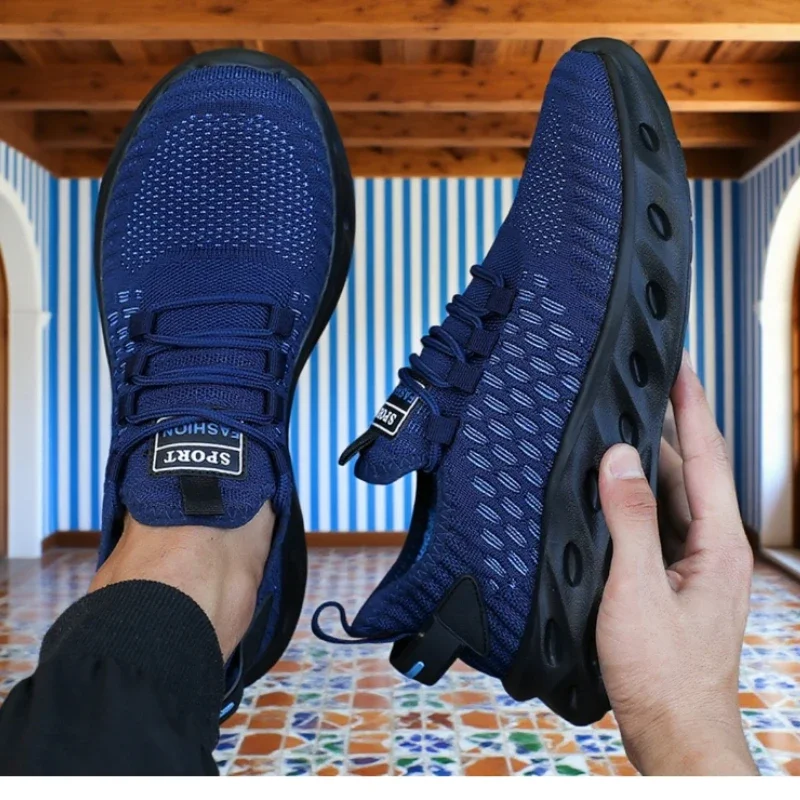 Men's Fashion Casual Sneakers  Athleti Max Performance Running Kicks Ultra Lightweight Trainers Newly Launched Trendy Sneakers