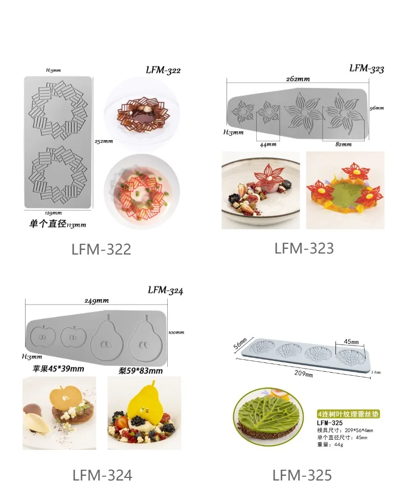 Leaf Flower Wreath Lace Silicone Mold Fondant Cake Sugarcraft Mould Chocolate Candy Des... - SKU LLSM0910 - UGI Packaging