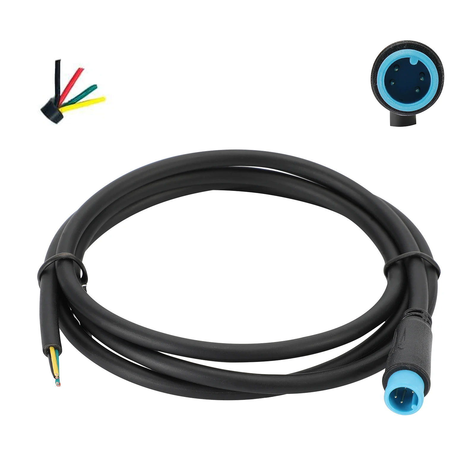 Ebike Cables 2/3/4/5/8/9 Pins Electric Bike Extension Cables for Motor Brakes Gear Sensor Display Controller Throttle