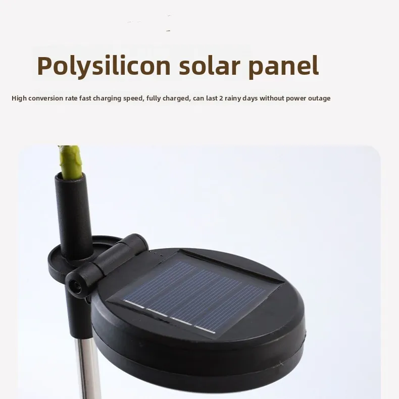 Christmas Cypress Solar Pine Lights Garden Ground Light Stake Decor Lamp Waterproof Outdoor Floral Ambiance Lighting