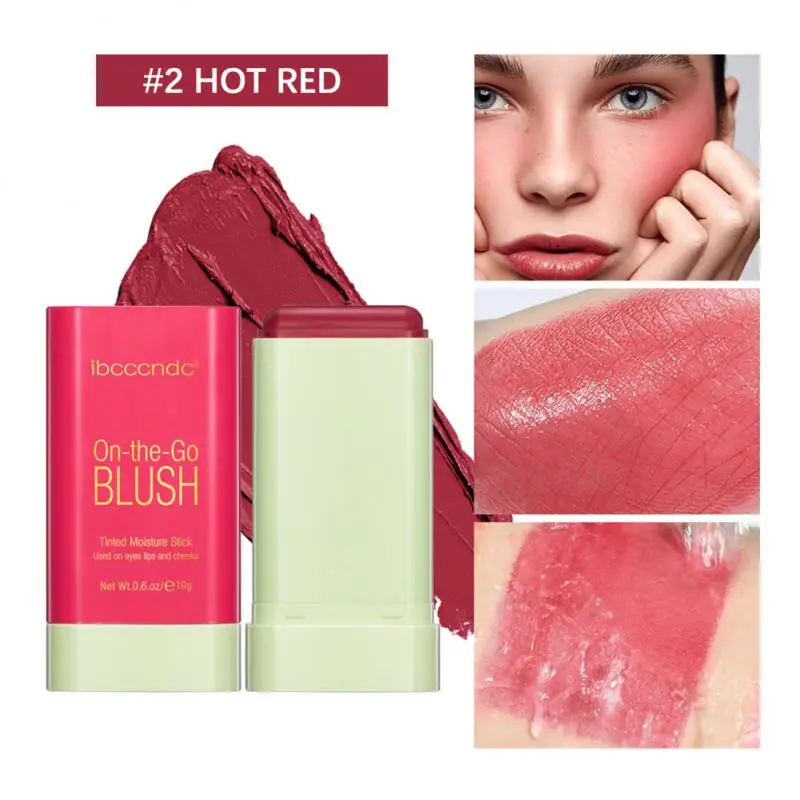 

Cheek Bronzer Face Rouge Blusher Cream Natural High Color Rendering Brightening Skin Tone Lasting Multi-function Blush Stick