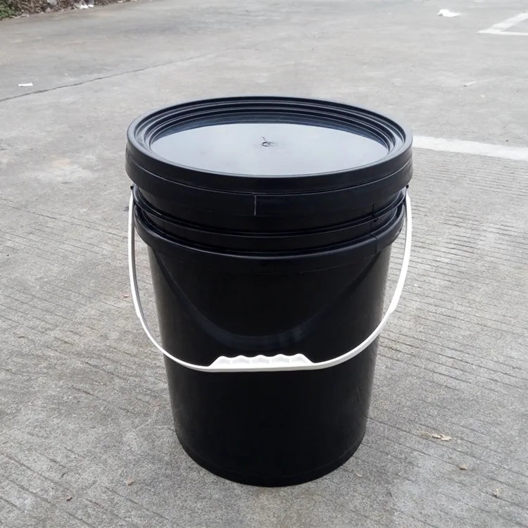 10 Buckets and 10 Lids 4.4 Gallon Plastic Barrel Car Bucket Kimchi Bucket
