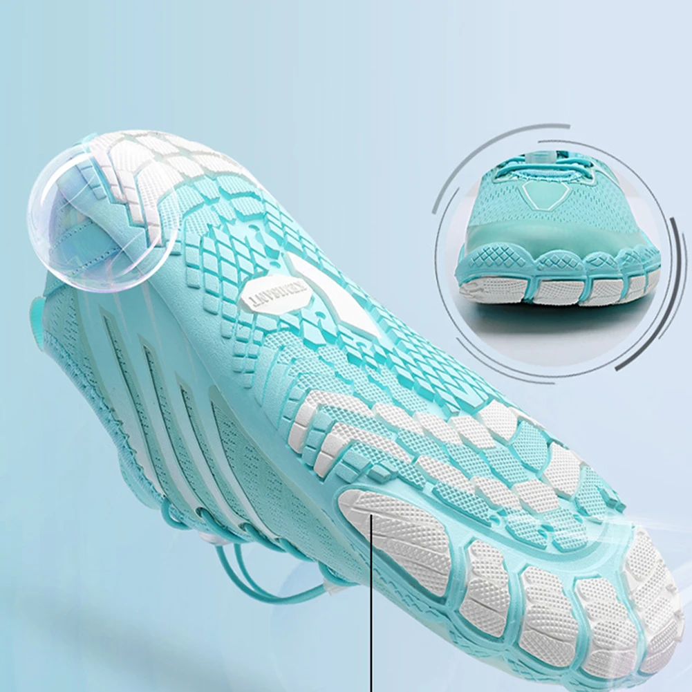 Unisex Quick-Drying Beach Water Shoes Swimming Slippers Seaside Barefoot Aqua Shoes Women Men Surfing Upstream Diving Sneakers