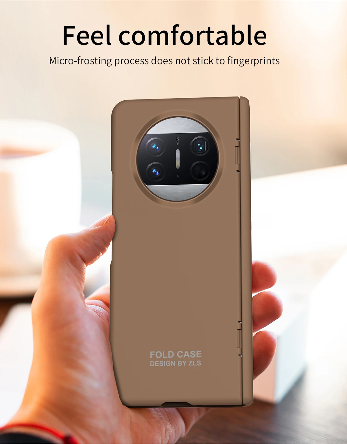 For Huawei Mate X3 Case Matte With Tempered Film Skin-Friendly Magnetic Folding All-inclusive Hinge Protection Hard Back Cover