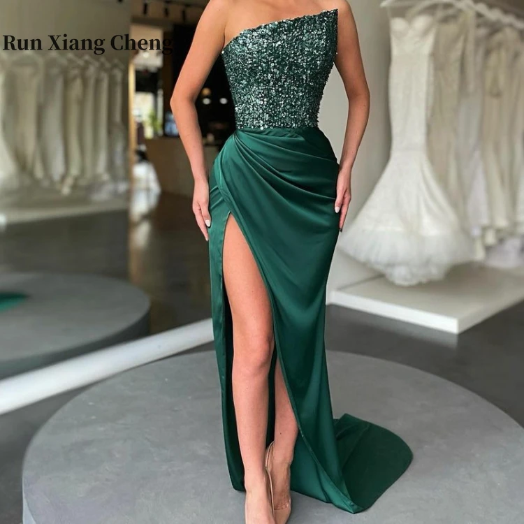 

Hot Design Autumn and Winter Evening Dresses for Women In Europe and America, with High Slit and Sexy Temperament. Long Dresses