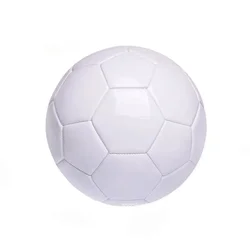 2023 Solid White 5 Machine Sewing Pu Football School Student Training Competition Training Football