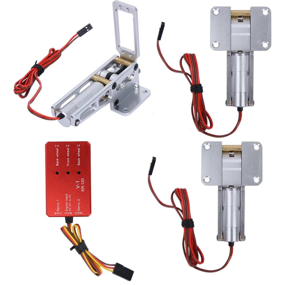 JP Hobby -120 접이식 랜딩 기어 JP Hobby -120 고정익 항공기 RC 액세서리용 합금 전기 접이식 시스템