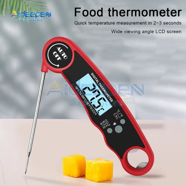 MEASUREMAN Digital Meat Thermometer Instant Read Waterproof Food Therm –  Measureman Direct