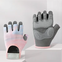 Sports Gloves Women Yoga Fitness Workout Non-Slip Shock Absorbing Half Finger Gloves Wear Resistant Breathable Anti-Callus Glove 1
