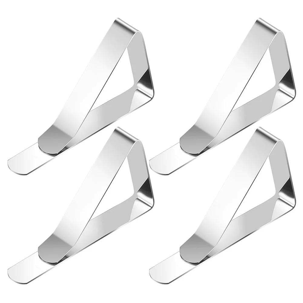 4/6/8Pcs Securing Holder Non-Slip Table Cloth Cover Clamps Fits Up To 1.7” Thick Tables Windproof for Weddings Graduation Party