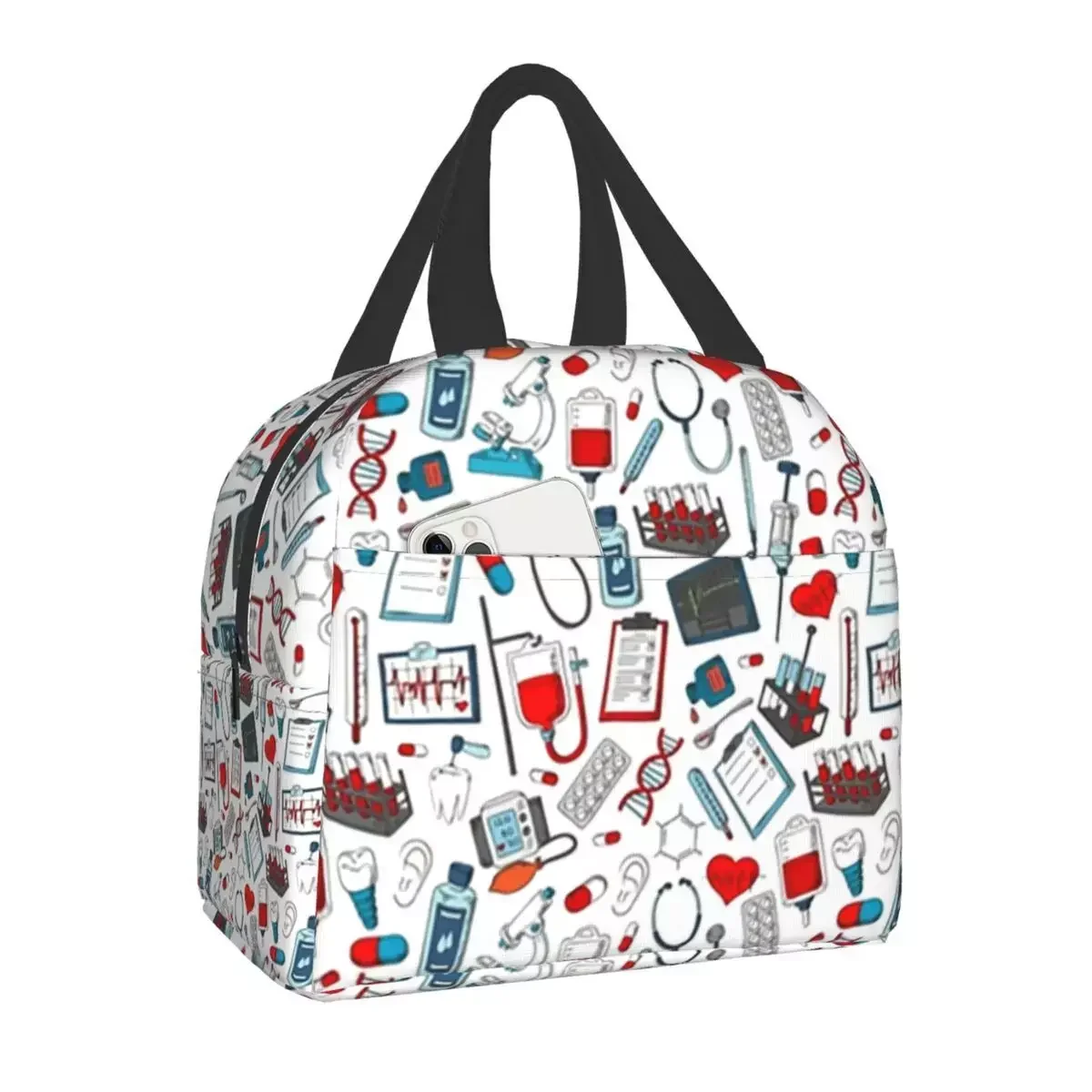 

Новинка 2023, Портативный Ланч-бокс для экстренных ситуаций, с рисунком, для женщин, водонепроницаемый, охлаждающий термальный Ланч-бокс для еды