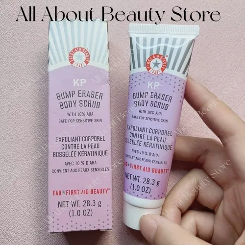 

Ластик для тела Fab 28,3g KP Bump, скраб для тела с 10% отбеливающими продуктами AHA, скраб для тела с гликолевой кислотой и молочной кислотой