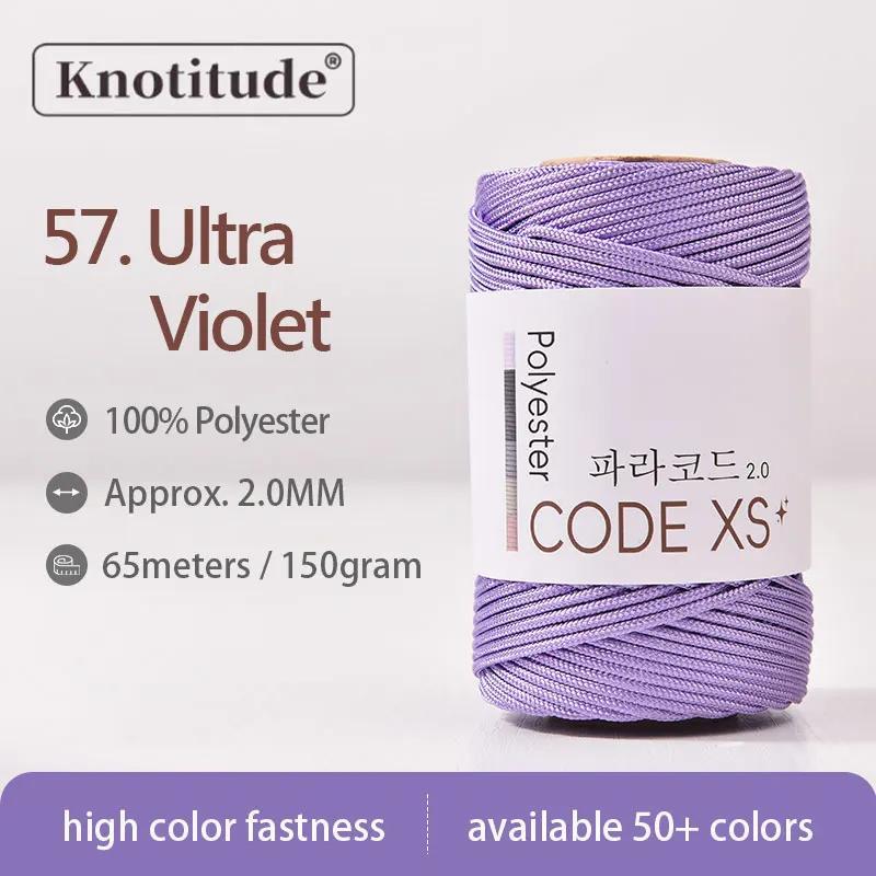 Durable 2mm Paracord - 65m Outdoor Adventure Cord