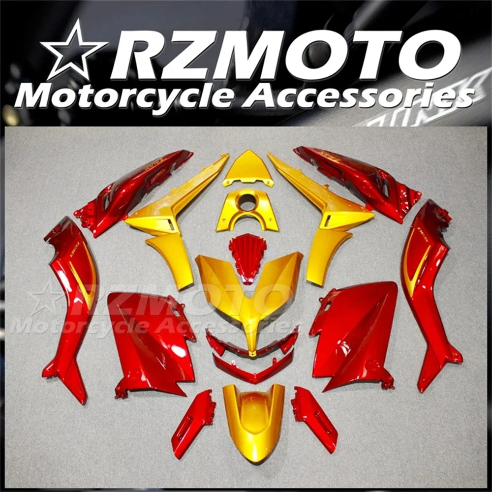 

Injection Mold New ABS Whole Fairings Kit Fit for YAMAHA Tmax 530 2015 2016 15 16 Bodywork Set Red Golden