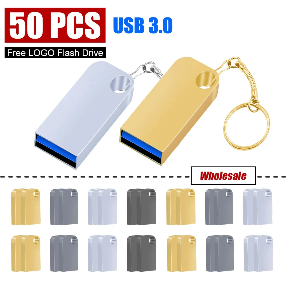 

50pcs/lot wholesale mini pen drive 128GB USB Flash Drive Original 32GB 64GB usb 3.0 key thumbdrive USB Memoria Stick