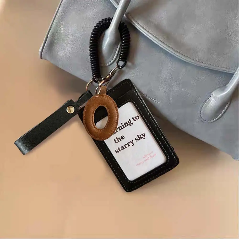 Lanyard Key Chain Card Holder Photocard Holder Keychain Idol Photo Sleeve Identity Badge With Rope Letter Card Holder Keychain