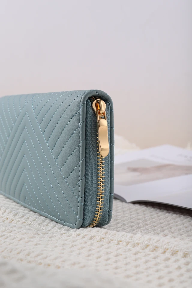 Doginthehole Ladies Wallet - Colorful Paws Print Long Clutch, Zipper Purse Organizer For Women