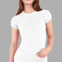NCLAGEN chemise de Sport femmes Fitness Impact haut à manches courtes gymnastique entraînement Yoga Blouse séchage rapide respirant course t-shirt haut polyvalent 3