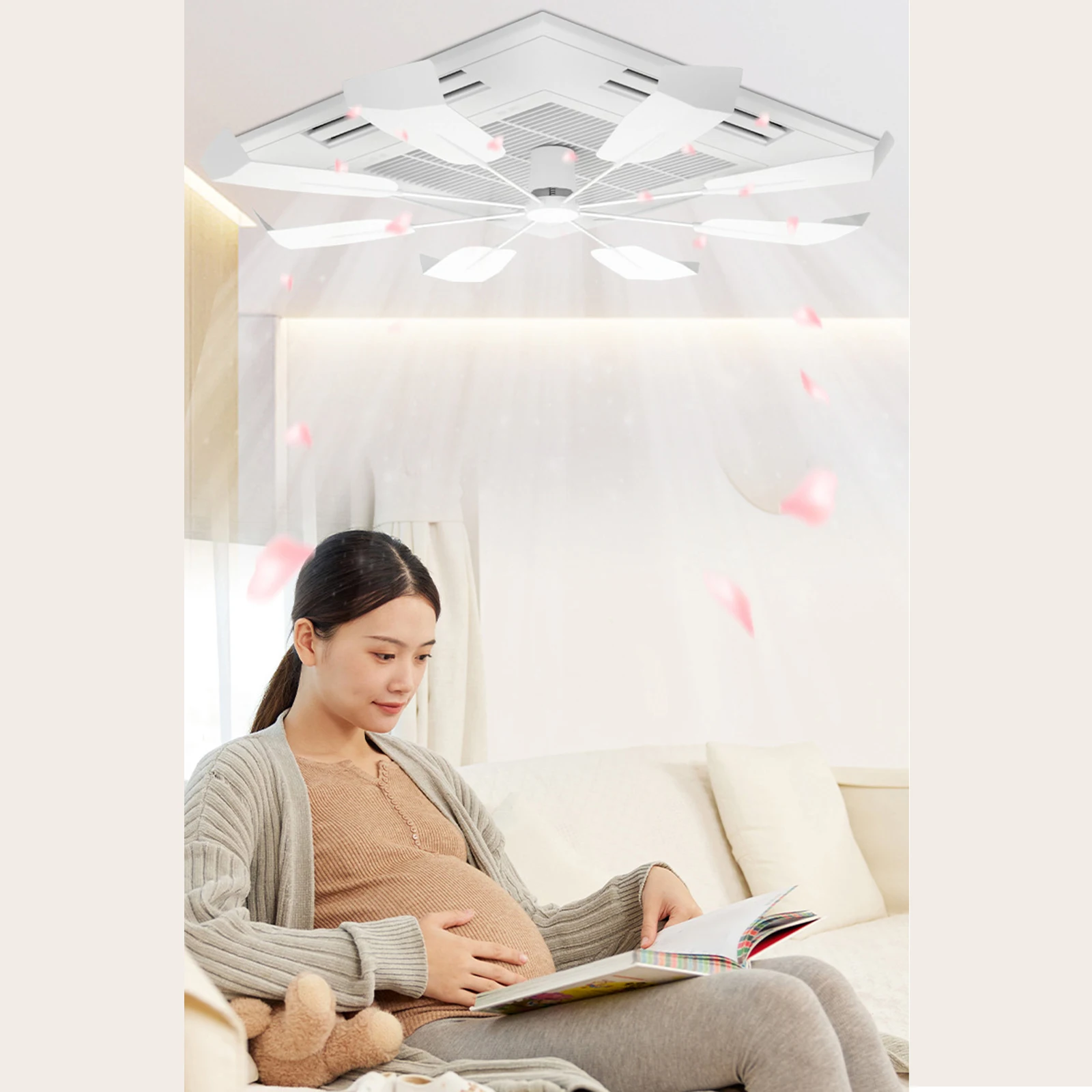 Windshield of Central Air Conditioning Deflector Prevent Blow Baffle Cover 360 Wind Direction Air Cooled Baffle for Home Office air conditioning cover air conditioning baffle air conditioner wind deflector air conditioning wind deflector