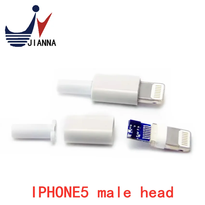 Per Iphone5 Apple 5 Testa Maschio Spina Apple 8P Testa Usb Scheda Pcb Maschio Con Set Di Tre Pezzi Ic Shell