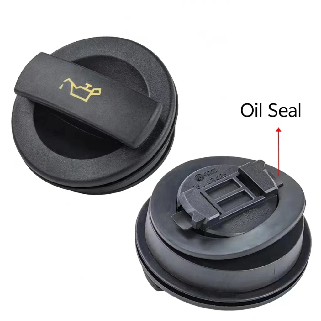 Engine Oil Filler Gasket 1.8/2.0L EA888 Engine Oil Filler Cap Seal Gasket VW Passat CC Golf Tiquan AUDI A3 A4 A5 A6 A8 Q3 Q5 06J133287 06J103485