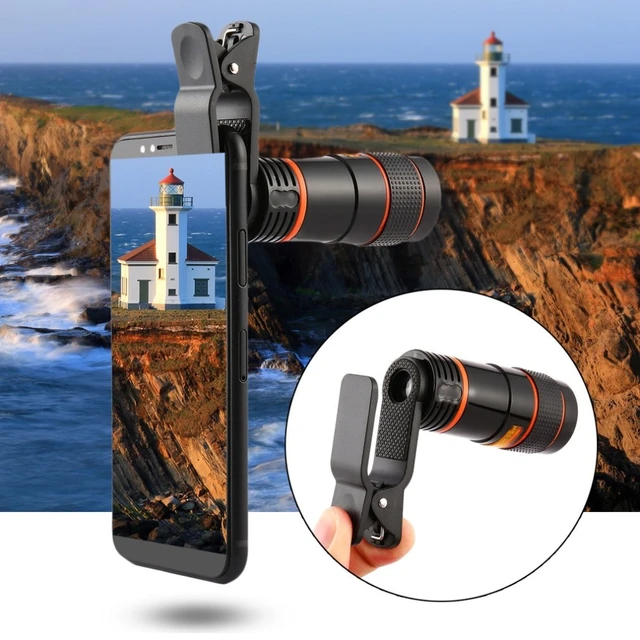 8x Long Focus Mobile Phone Lens 8x Mobile Phone Telescope Hd Camera Lens  External Zoom Special Effect Lens - Telescope - AliExpress