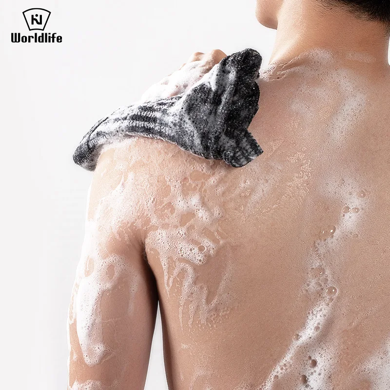 Description Picture 4 of itemFoaming Bath Towel Household Strong Scrub Long Strip Back Artifact Back to Remove Dead Skin Men's and Women's Bath Ball