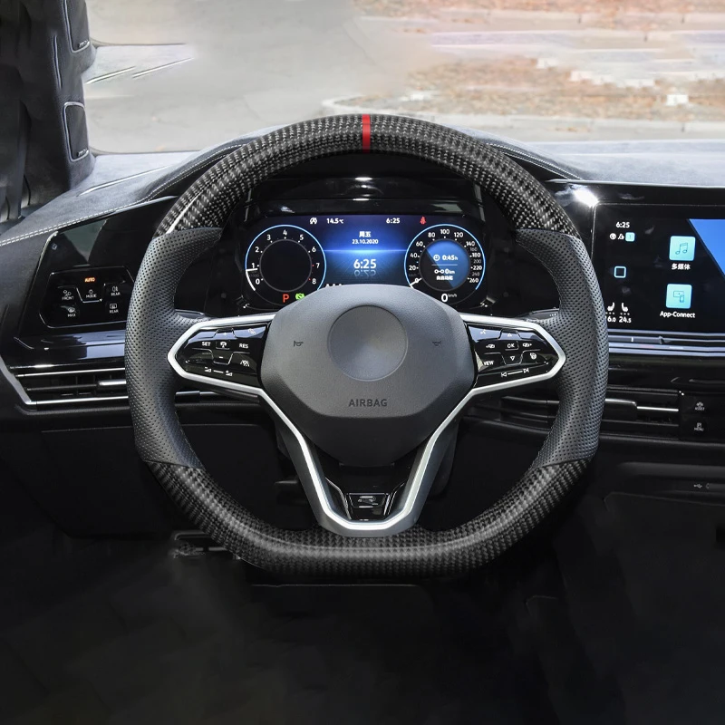 

SJC Factory Sale Steering Wheel Suitable Golf 6/7 GTI Jetta Bora Magotan Upgrade Soport Carbon Fiber Steering