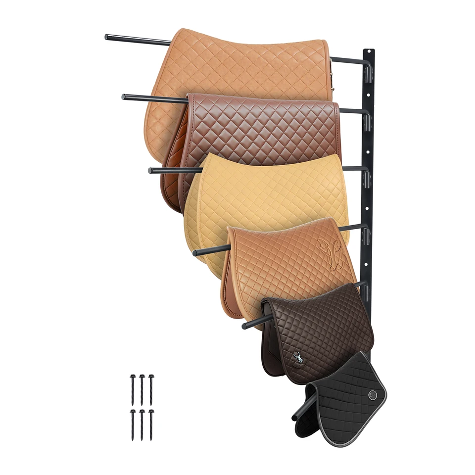 Premium Wall Mounted Saddle Rack for Tack Organization