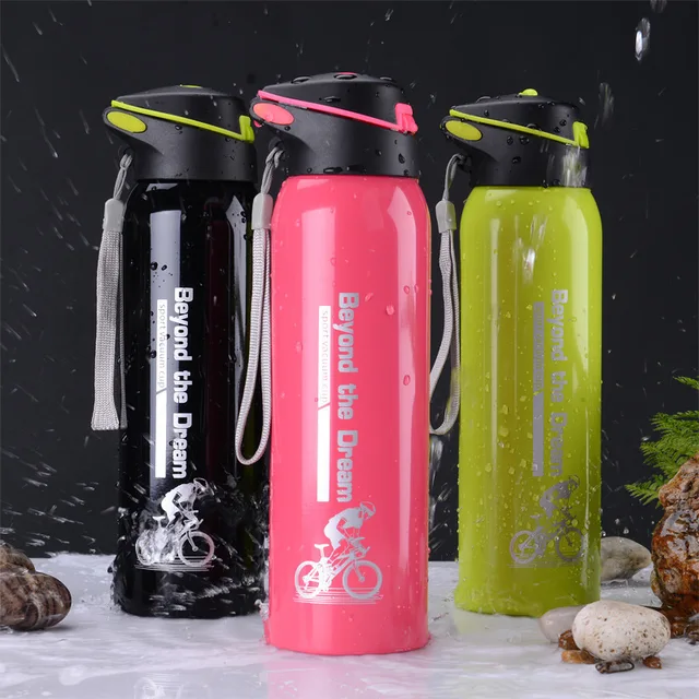 500ML Bike Water Bottle Outdoor Sport Running Mountain Cycling Warm-keeping Bicycle Kettle Drink Bottle Stainless Steel Cup 2