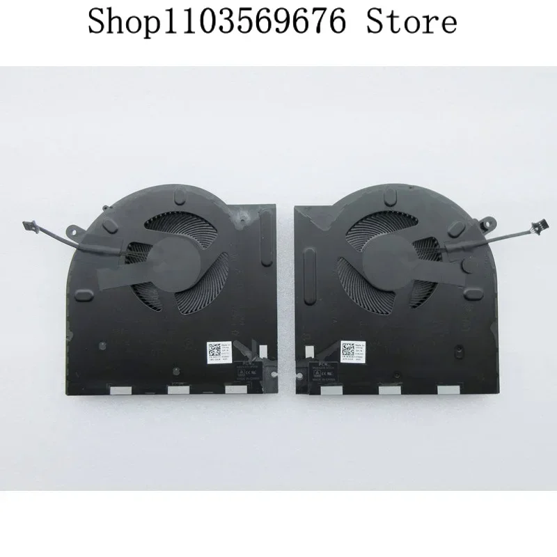 New Original Laptop Cpu Gpu Gaming Cooling Fan For Dell Alienware M17 R3 R4 Fm7J Fm7H 0Cnv63 0H5Tyj 12V 1A P45E Dfs240012Bk0T