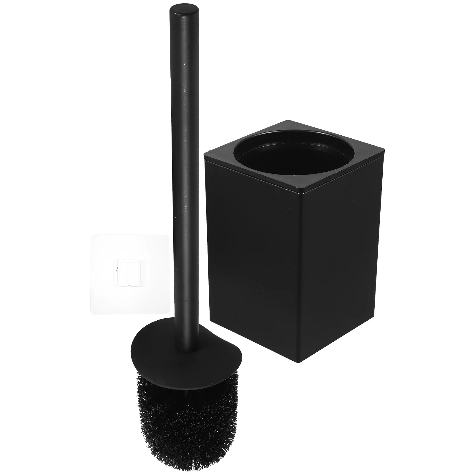 1SetWallMountedToiletBowlBrushwithHolderLongHandleBathroom