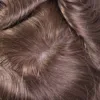 Topunique Full Swiss Lace 100% Light to Medium Light Men Toupee Capillary Prothesis Hair Replacement System Hair Piece For Men 5
