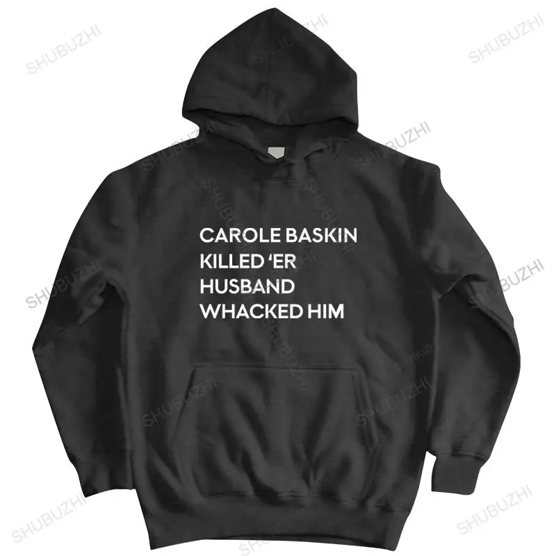 

cotton sweatshirt homme hoodie autumn hoodies CAROLE BASKIN KILLED'ER HUSBAND WHACKED HIM Female Spring and Autumn Zip-up