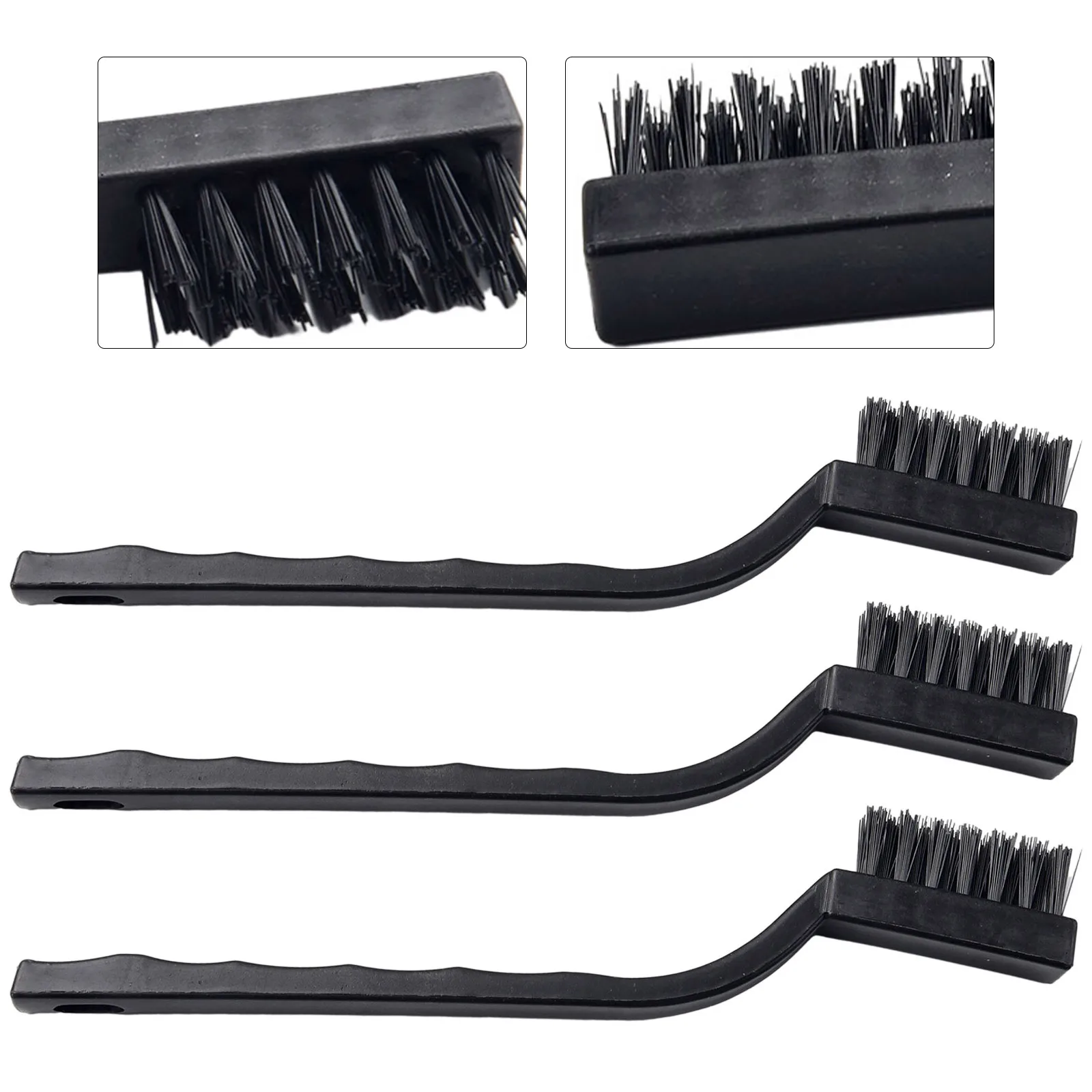 3Pcs 170mm Anti Static ESD Cleaning Brush Dust Removal Brush Non Slip Handle Mobile Phone Tablet PCB Repair Soldering