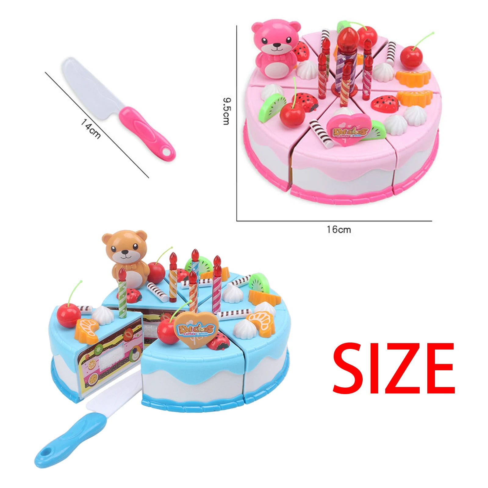 De madeira Crianças Brinquedo Educativo Simulação DIY Bolo De Aniversário  Modelo Cozinha Finja Jogar Cortar Frutas Comida Brinquedo Para Crianças  Presente Novo - AliExpress