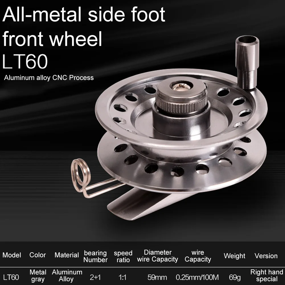 YOUZIIceFishingReel11FlyFishingReelPortable21bbRattleReels