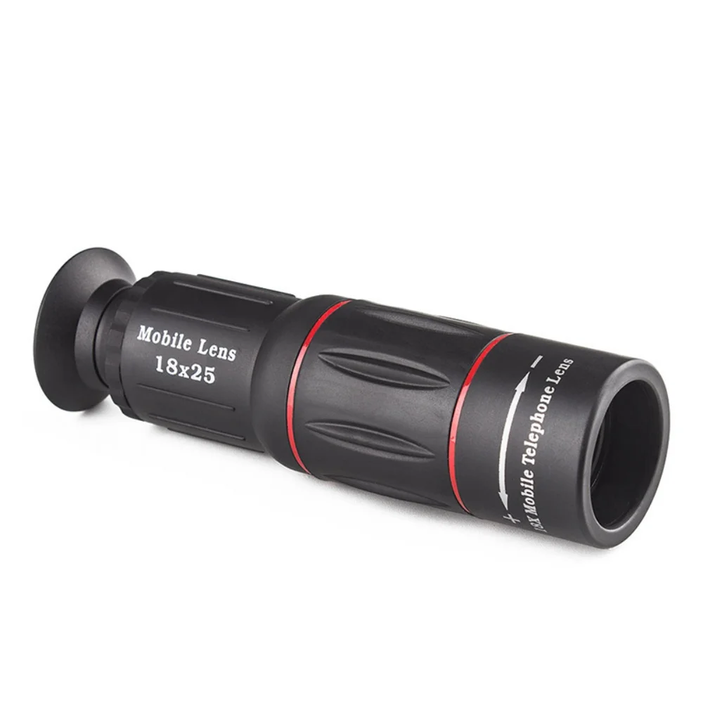 Mobile Phone Camera Lens with 18/36/64X Magnification, Clip-On Zoom Monocular Telescope Telephoto Lens for Camping, Hunting 4