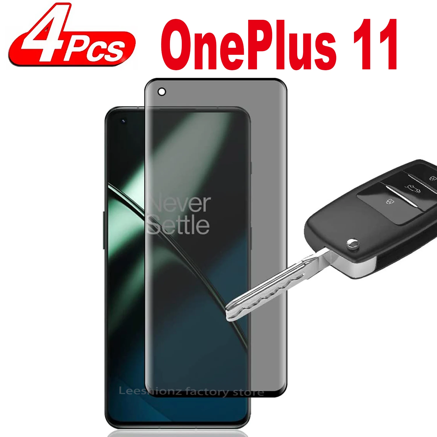 

1/4Pcs 3D Anti Spy Tempered Glass For OnePlus 11 Screen Protector Privacy Glass Film